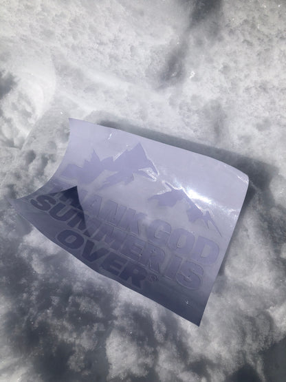 New Mountain Sticker